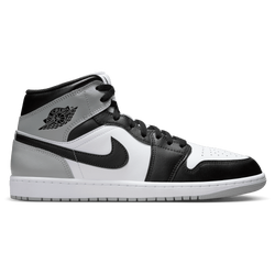 Pour hommes - Jordan Retro 1 Mid - Gris fumée pâle/Noir/Blanc