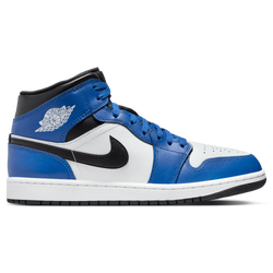 Men's - Jordan AJ 1 Mid  - Blue/Black/White