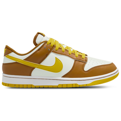 Men's - Nike Dunk Low Retro Bttys  - White/Bright Citron/Desert Ochre