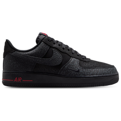 Men's - Nike Air Force 1 Low LE  - Black/Tough Red/Dark Smoke Grey