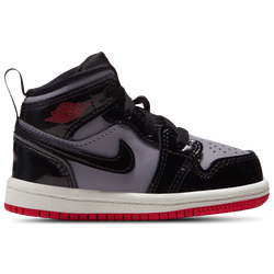 Boys' Toddler - Jordan Air Jordan 1 Mid - Grey/Black/Red