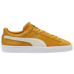 Men's - PUMA Suede Classic  - White/Ginger Tea