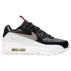 Boys' Preschool - Nike Air Max 90 Leather SE - Black/Bronze