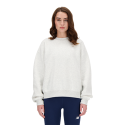 Women's - New Balance Sport Essentials Fleece Crew - Ash Heather