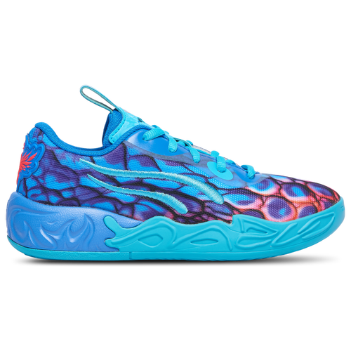 BOYS - PUMA MB.04 Low Alien Skin - Luminous Pink/Green Glare Ultra Blue