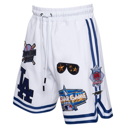 Men's - Pro Standard Dodgers All Star Shorts - White/White
