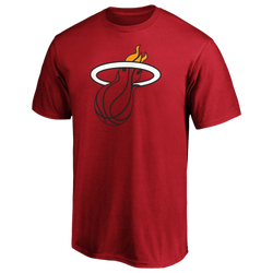 Men's - Fanatics Heat Logo T-Shirt - Red/Red