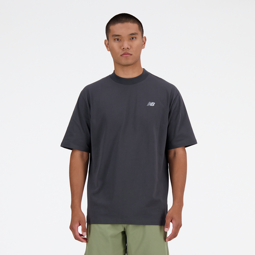 Shop New Balance Mens  Shifted Hyper Run Graphic Oversized T-shirt In Blacktop
