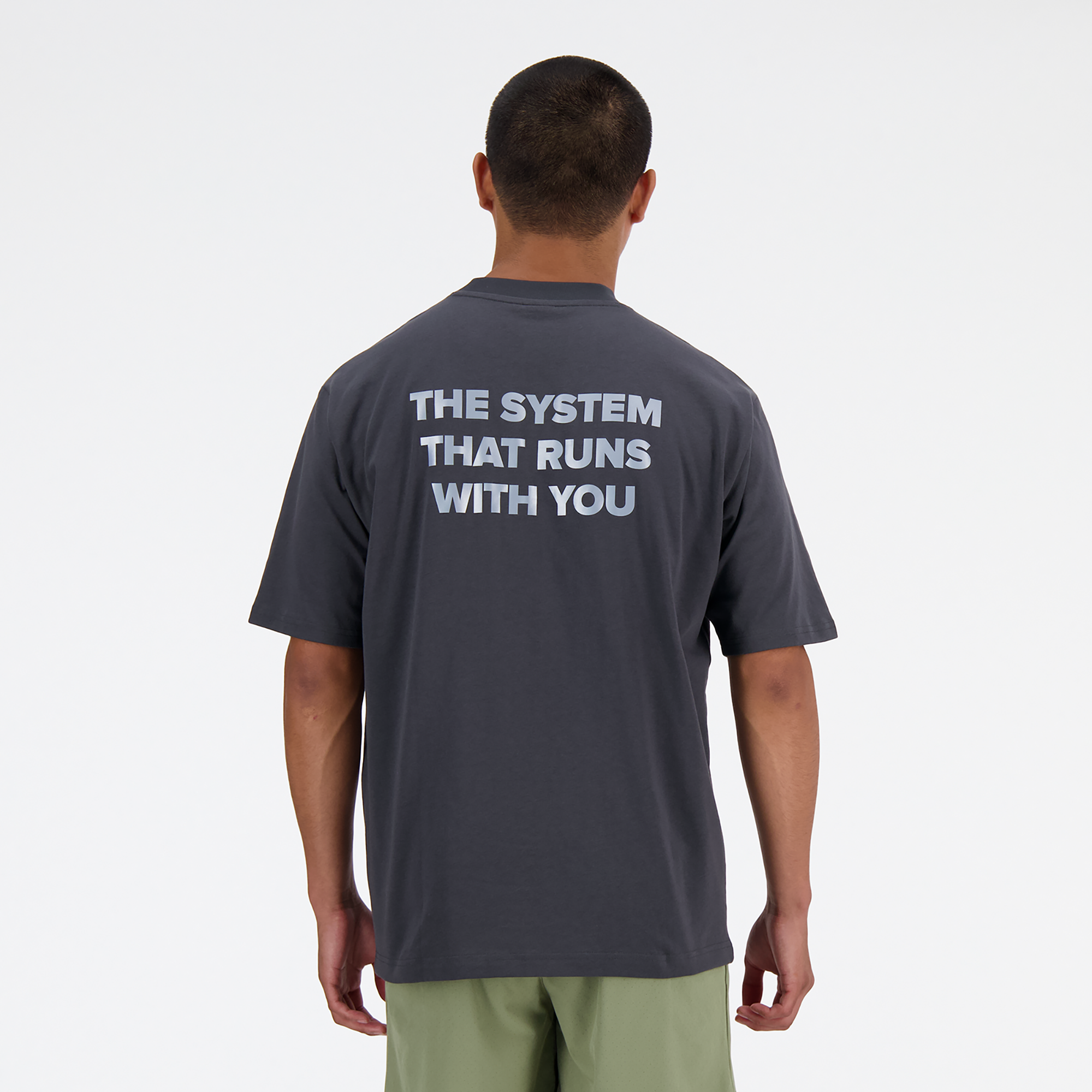 New Balance Shifted Hyper Run Graphic Oversized T-Shirt