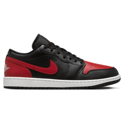 Men's - Jordan AJ 1 Low SE  - Black/Varsity Red/Summit White