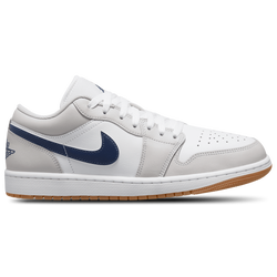 Pour hommes - Jordan AJ 1 à tige basse - Bleu de minuit/Blanc/Gris neutre