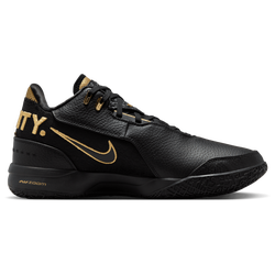 Men's - Nike Zoom LeBron NXXT Gen Amped  - White/Gold/Black