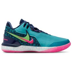 Men's - Nike Zoom LeBron NXXT Gen Amped  - Green/Pink/Navy