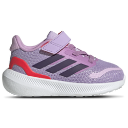 Filles, bambin - adidas Run Falcon 5 - Mauve/Blanc/Rouge
