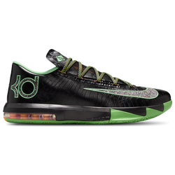 Men's - Nike KD VI  - Black/Multi/Lucid Green