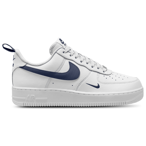 Nike Men's Air Force 1 '07 Tech ESS+ - Basketball Shoes Size 09.0 - White/Midnight Navy/White