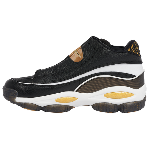 Allen iverson black and gold shoes clearance