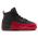 Jordan Retro 12 - Garçons, maternelle Noir/Rouge varsity