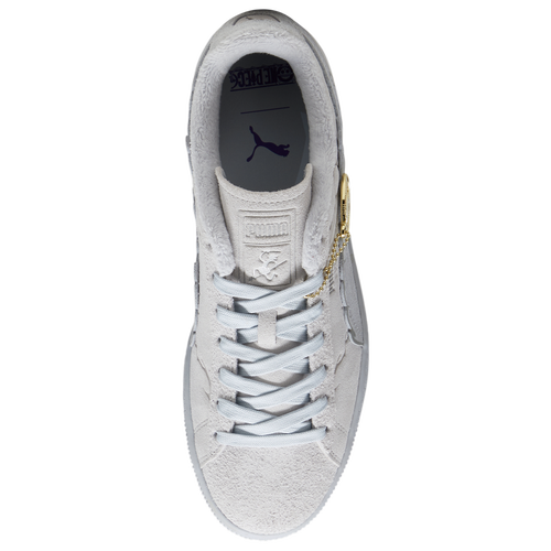 Puma suede argent best sale