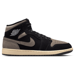 Pour hommes - Jordan Air Jordan 1 SE à mi-cheville - Black/Olive Grey/Light Wild Mango