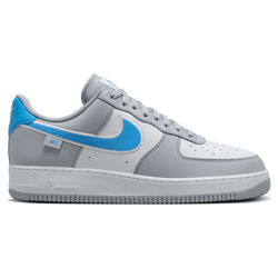 Men's - Nike Air Force 1 07  - Blue/White/Wolf Grey