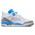 Jordan Spizike Low  - Men's White/Carolina/Grey