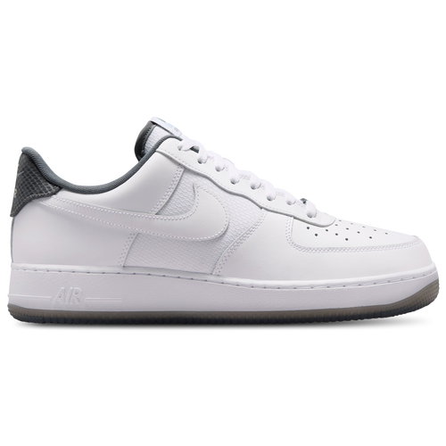 Nike Men's Air Force 1 '07 LV8 - Basketball Shoes Size 11.0 - White/Gray/Blue