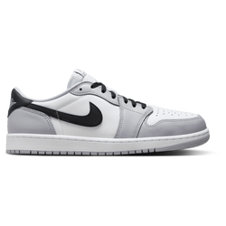 Men's - Jordan Retro 1 Low OG - White/Grey/Black