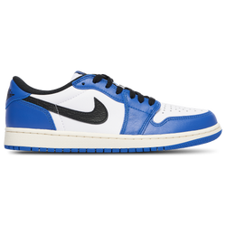 Men's - Jordan Retro 1 Low OG  - White/Black/Game Royal