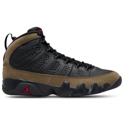 Men's - Jordan Retro 9 - Black/Red/Olive