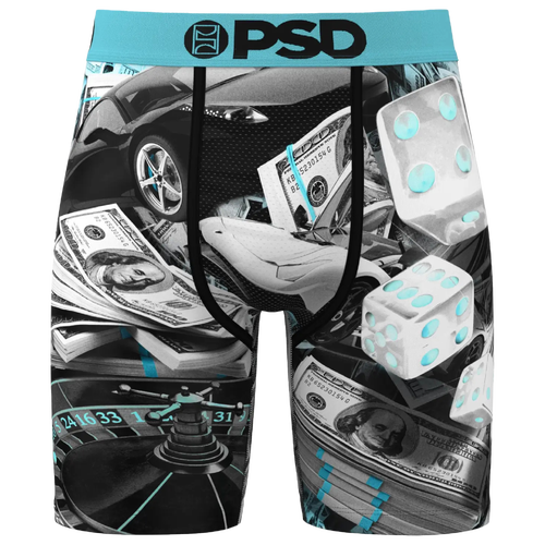 

PSD Mens PSD Money Lifestyle Underwear - Mens Black/Gray/Blue Size M