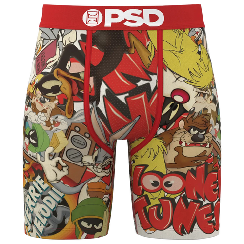 

PSD Mens PSD Vintage LNY TNS Underwear - Mens Red/Yellow/White Size XL