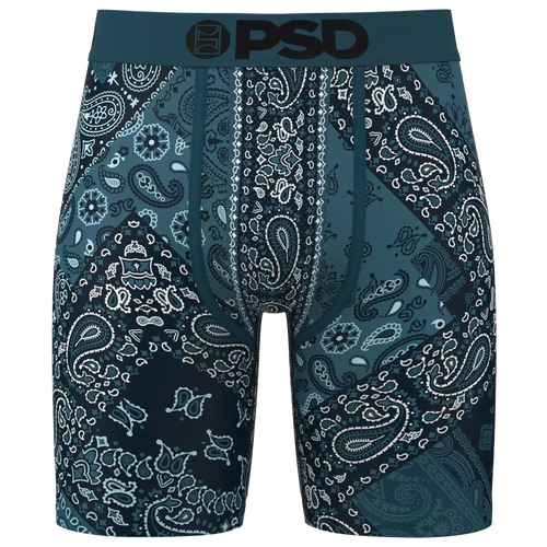 

PSD Mens PSD Paisley Maze Underwear - Mens Blue/Black Size M