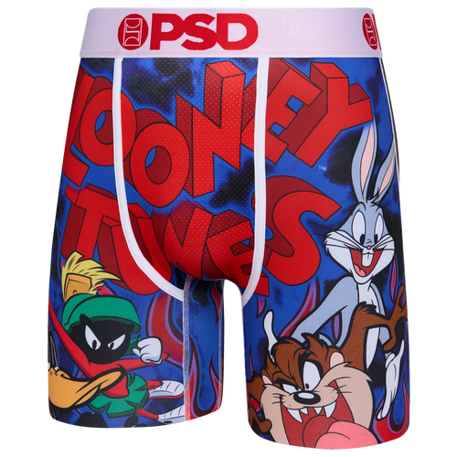 

PSD Mens PSD Looney Crew Briefs - Mens White/Blue/Red Size XXL