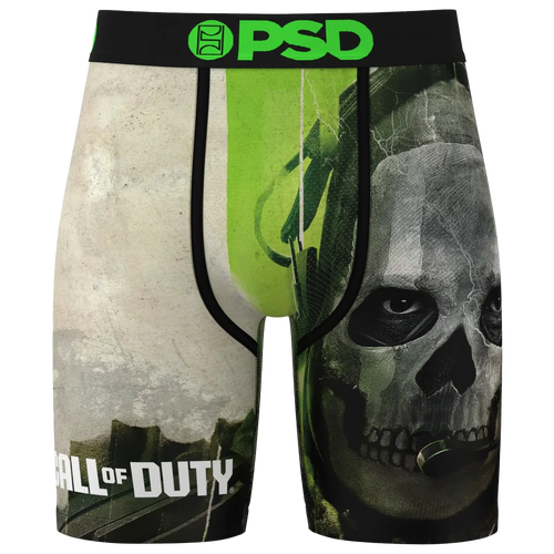 

PSD Mens PSD Call Of Duty Ghost Underwear - Mens Black/Grey/Green Size M