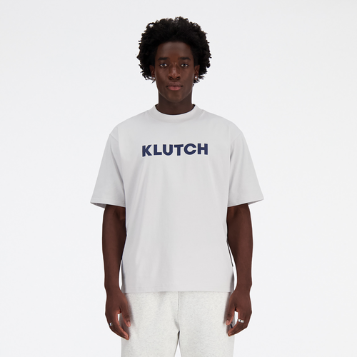 Shop New Balance Mens  X Klutch Pre-game Chill T-shirt In Gray Matter