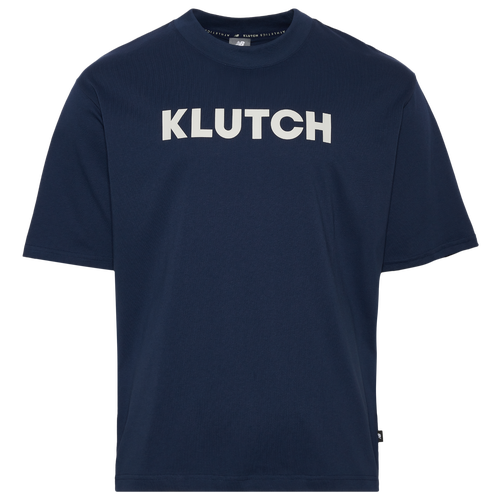 

New Balance Mens New Balance X Klutch Pre-Game Chill T-Shirt - Mens Navy/Navy Size M