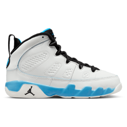 Boys' Preschool - Jordan Retro 9 - Summit White/Black/Dark Powder Blue