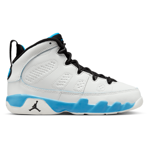 

Jordan Boys Jordan Retro 9 - Boys' Preschool Basketball Shoes Summit White/Black/Dark Powder Blue Size 2.0