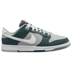 Men's - Nike Dunk Low Retro Prem  - Green/White/Silver