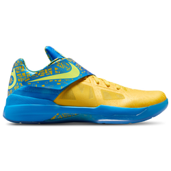 Men's - Nike KD 4  - Lemon Twist/Photo Blue