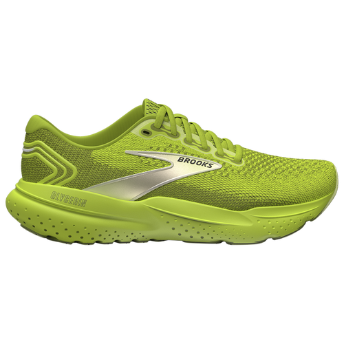 Shop Brooks Mens  Glycerin 21 In Pale Yellow Lime/lovebird