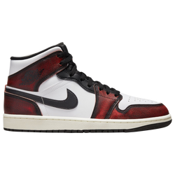 Men's - Jordan AJ 1 Mid SE  - Red/Black/White