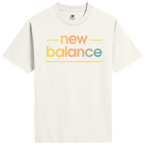  - New Balance Bright Speed T-Shirt - Seasalt/Multi