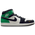 Jordan AJ 1 Mid SE  - Men's White/Black/Green