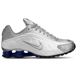 Men's - Nike Shox R4  - White/Metallic Silver/Deep Royal Blue