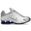 Nike Shox R4  - Men's White/Metallic Silver/Deep Royal Blue