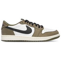 Men's - Jordan AJ 1 Retro Low OG  - Medium Olive/Black/Summit White
