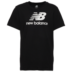 Boys' Grade School - New Balance Logo T-Shirt - White/Black