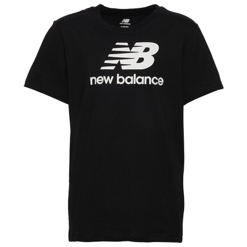 

New Balance Boys New Balance Logo T-Shirt - Boys' Grade School White/Black Size S